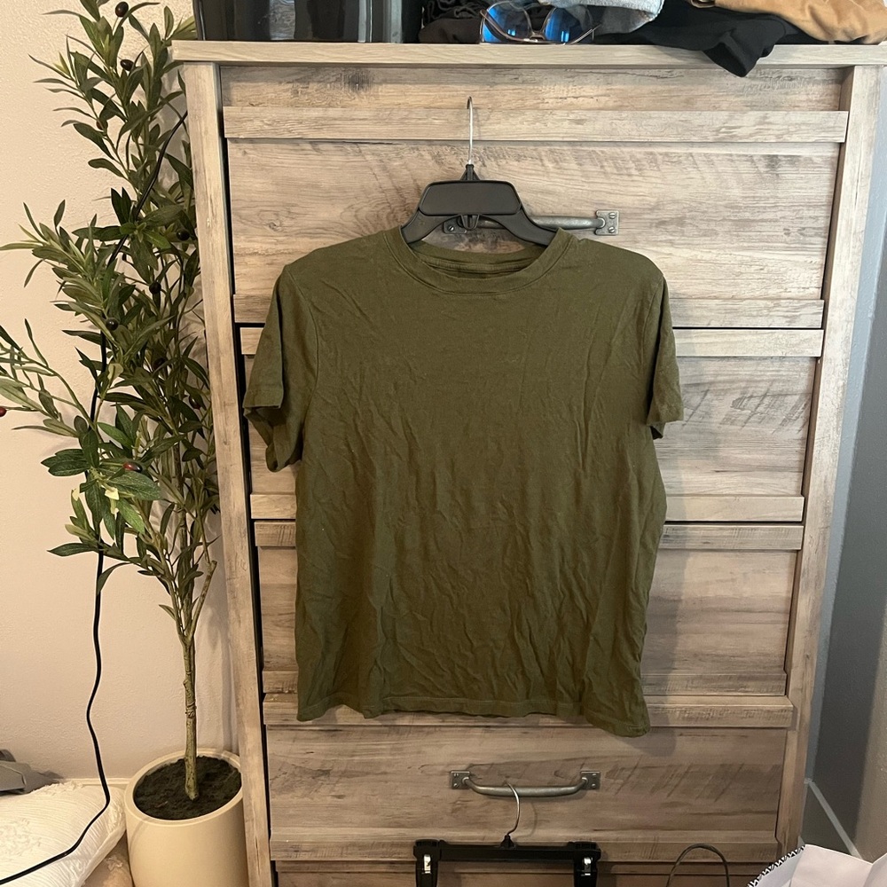 A New Day Forest Green Tee